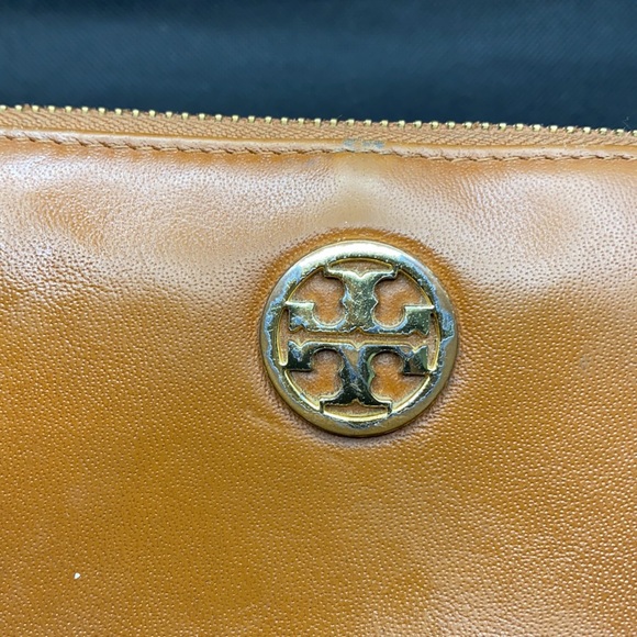 Tory burch cognac brown zip wallet - Picture 4 of 11